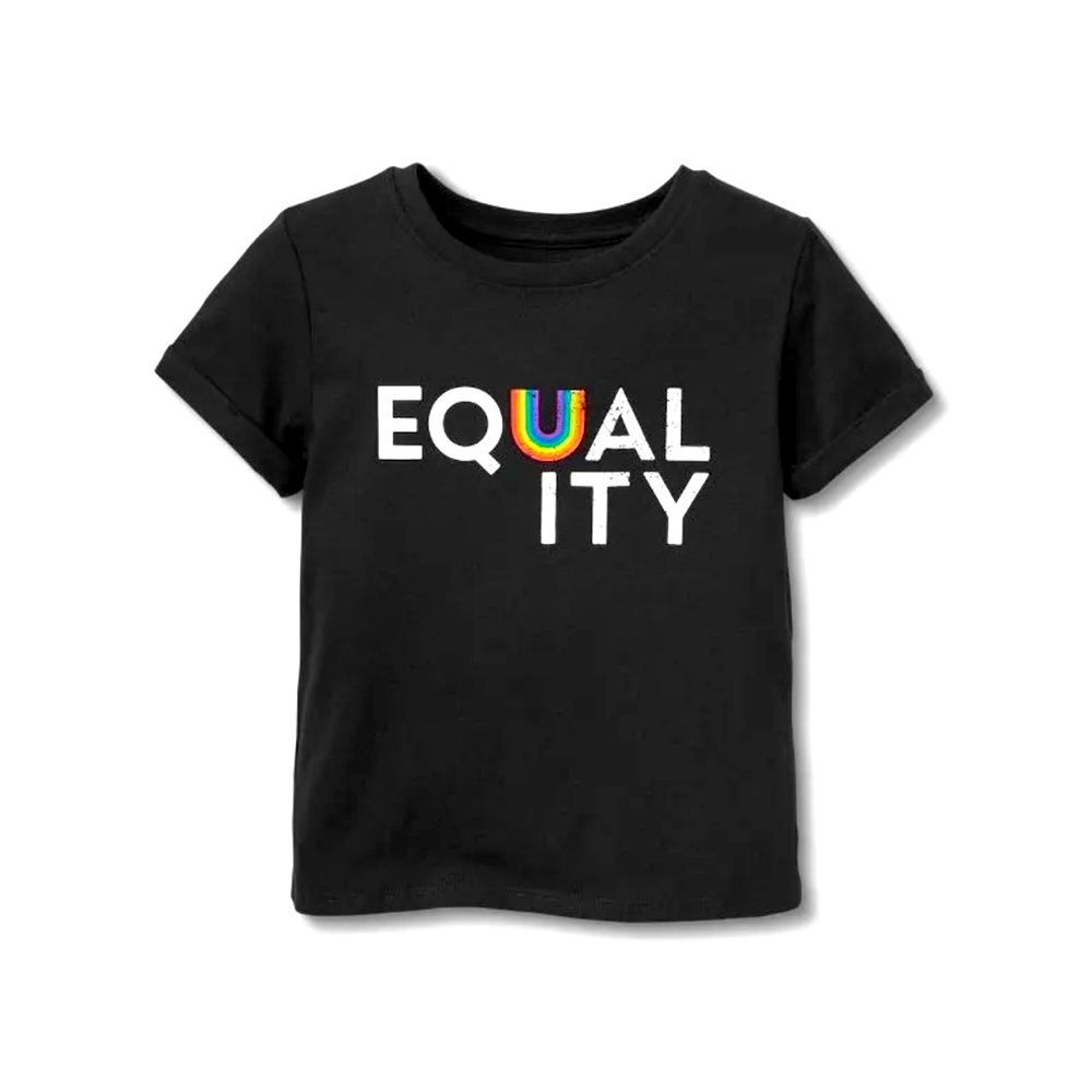 🌈 BNWT - Target Pride Toddler Equality T-Shirt - Black - size 2T 🌈